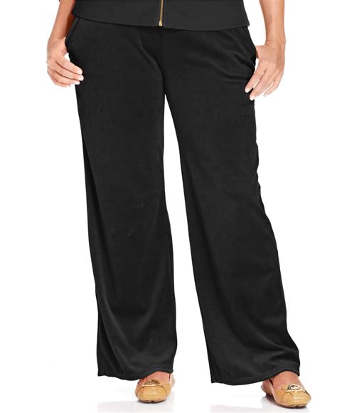 michael kors mk velour pants|Michael Kors pants for women.